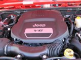 2015 Jeep Wrangler Sport 4x4 3.6 Liter DOHC 24-Valve VVT V6 Engine