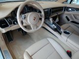 2015 Porsche Panamera Turbo S Executive Luxor Beige Interior