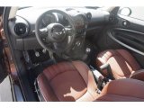 2015 Mini Paceman Cooper S All4 Lounge Red Copper & Carbon Black Leather Interior