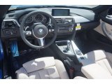 2015 BMW 4 Series 428i Convertible Oyster/Black w/Dark Oyster Accents Interior
