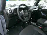 2015 Jeep Wrangler Unlimited Rubicon 4x4 Black Interior