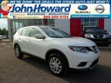2014 Moonlight White Nissan Rogue S AWD #97274010