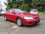 2001 Honda Accord EX V6 Coupe Front 3/4 View