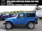 2015 Hydro Blue Pearl Jeep Wrangler Sahara 4x4 #97323011