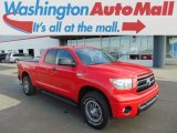 Radiant Red Toyota Tundra in 2012