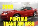 2000 Bright Red Pontiac Firebird Trans Am Coupe #97358203