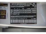 2015 GL Color Code for Polar White - Color Code: 149
