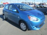 2015 Sapphire Blue Mitsubishi Mirage DE #97358609