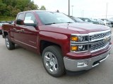 Deep Ruby Metallic Chevrolet Silverado 1500 in 2015