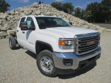2015 Summit White GMC Sierra 2500HD Double Cab 4x4 Chassis #97396488