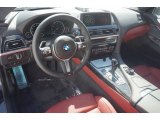2015 BMW 6 Series 650i Coupe Vermilion Red Interior