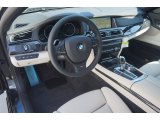2015 BMW 7 Series 740Li Sedan Ivory White/Black Interior