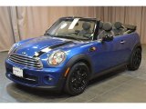 2014 Lightning Blue Metallic Mini Cooper Convertible #97396148