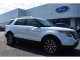 2015 White Platinum Ford Explorer XLT #97430245