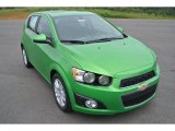 2015 Dragon Green Metallic Chevrolet Sonic LT Hatchback #97430600