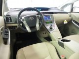 2015 Toyota Prius Four Hybrid Bisque Interior
