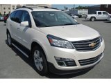 2015 White Diamond Tricoat Chevrolet Traverse LTZ #97500355