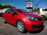 2013 Signal Red Kia Rio LX Sedan #97562266