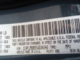 2015 Cherokee Color Code for Anvil - Color Code: PDS