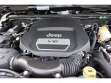 2015 Jeep Wrangler Unlimited Rubicon 4x4 3.6 Liter DOHC 24-Valve VVT V6 Engine