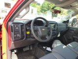 2015 Chevrolet Silverado 3500HD WT Regular Cab 4x4 Dump Truck Jet Black/Dark Ash Interior