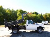 2015 Oxford White Ford F350 Super Duty XL Regular Cab 4x4 Dump Truck #97645503