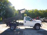 2015 Oxford White Ford F350 Super Duty XL Regular Cab 4x4 Dump Truck #97645501