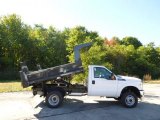 2015 Oxford White Ford F350 Super Duty XL Regular Cab 4x4 Dump Truck #97645497