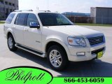 2007 White Sand Tri-Coat Ford Explorer Limited #9759476