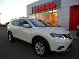 2015 Pearl White Nissan Rogue SV AWD #97697888