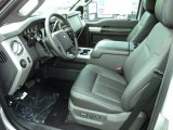 2015 Ford F550 Super Duty Lariat Crew Cab 4x4 Chassis Black Interior