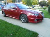 Moroccan Red Pearl Acura TL in 2007