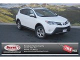 2015 Super White Toyota RAV4 XLE AWD #97783701