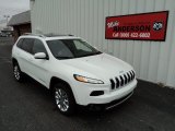 2015 Bright White Jeep Cherokee Limited #97784277