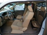 2015 Nissan Frontier SV King Cab 4x4 Beige Interior