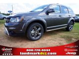 2015 Granite Crystal Metallic Dodge Journey Crossroad #97783926