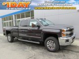 2015 Tungsten Metallic Chevrolet Silverado 3500HD LTZ Crew Cab 4x4 #97783791