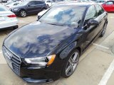 Mythos Black Metallic Audi A3 in 2015