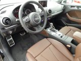 2015 Audi A3 2.0 Premium Plus quattro Chestnut Brown Interior