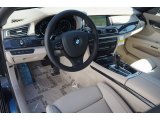 2015 BMW 7 Series 750Li Sedan Veneto Beige Interior