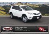 2015 Super White Toyota RAV4 LE AWD #97911809