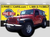 2015 Firecracker Red Jeep Wrangler Unlimited Sport S 4x4 #97937492