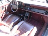 1987 Porsche 911 Targa Dark Red Interior
