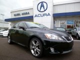 Obsidian Black Lexus IS in 2009
