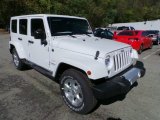 Bright White Jeep Wrangler Unlimited in 2015