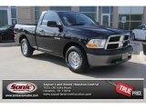 2009 Brilliant Black Crystal Pearl Dodge Ram 1500 ST Regular Cab #97971765