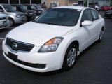 2008 Winter Frost Pearl Nissan Altima 2.5 S #9704762