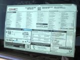 2015 GMC Sierra 1500 SLT Crew Cab 4x4 Window Sticker