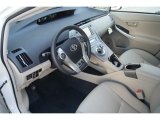 2015 Toyota Prius Five Hybrid Bisque Interior