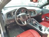 2015 Dodge Challenger SXT Plus Black/Ruby Red Interior